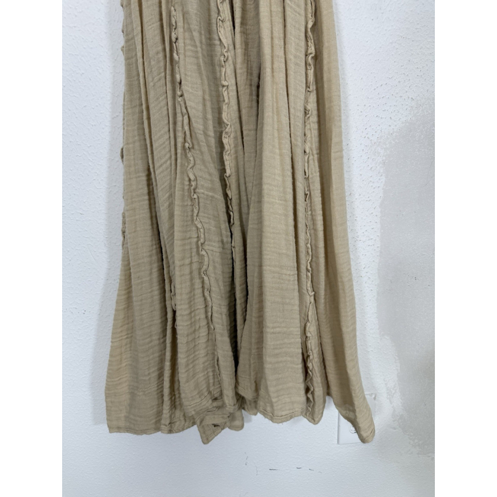 NEW Free People Mckinley Maxi Dress Small Boho Festival Beach Ruffled Gauze $108 - Picture 10 of 12